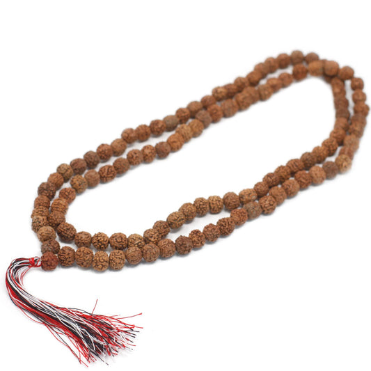 108 Rudraksha Mala - Naturlig